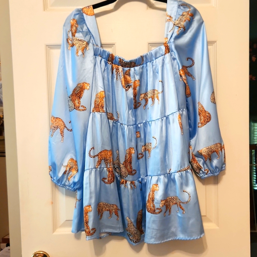 SHE+SKY Cheetah 🐆 Print Top